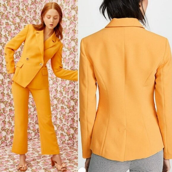 Keepsake the Label Orange Blazer Jacket - Picture 3 of 16